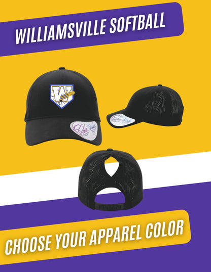 Williamsville Softball Women's Perforated Performance Cap - (E.GABY)