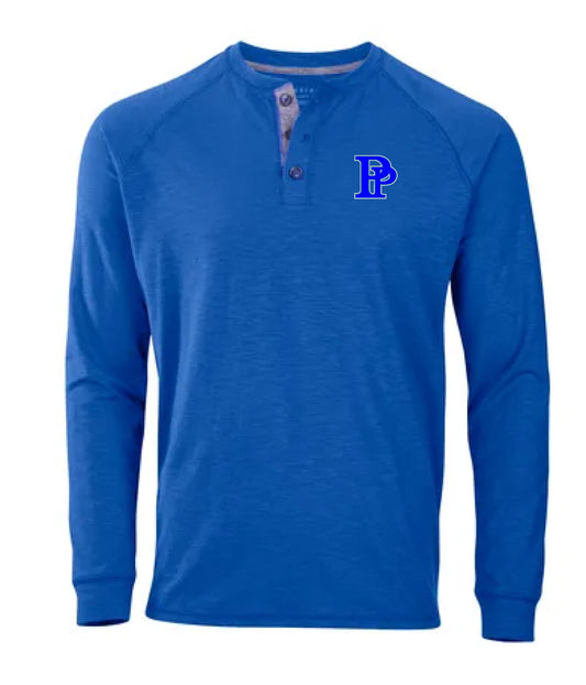 MASCOT SALE Boxercraft Men's Henley Long Sleeve (E.BM3101)