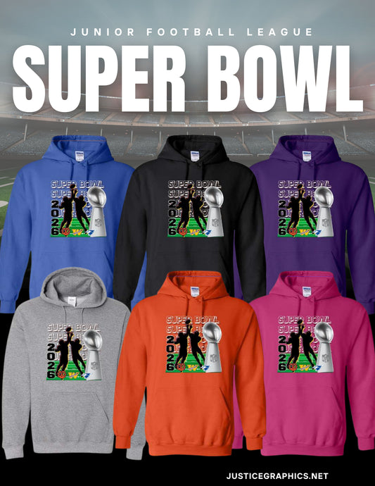JFL SUPER BOWL Hooded Sweatshirt (P.18500)