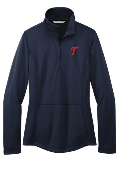 TBSA Port Authority® Ladies Smooth Fleece 1/4-Zip (E.L804)