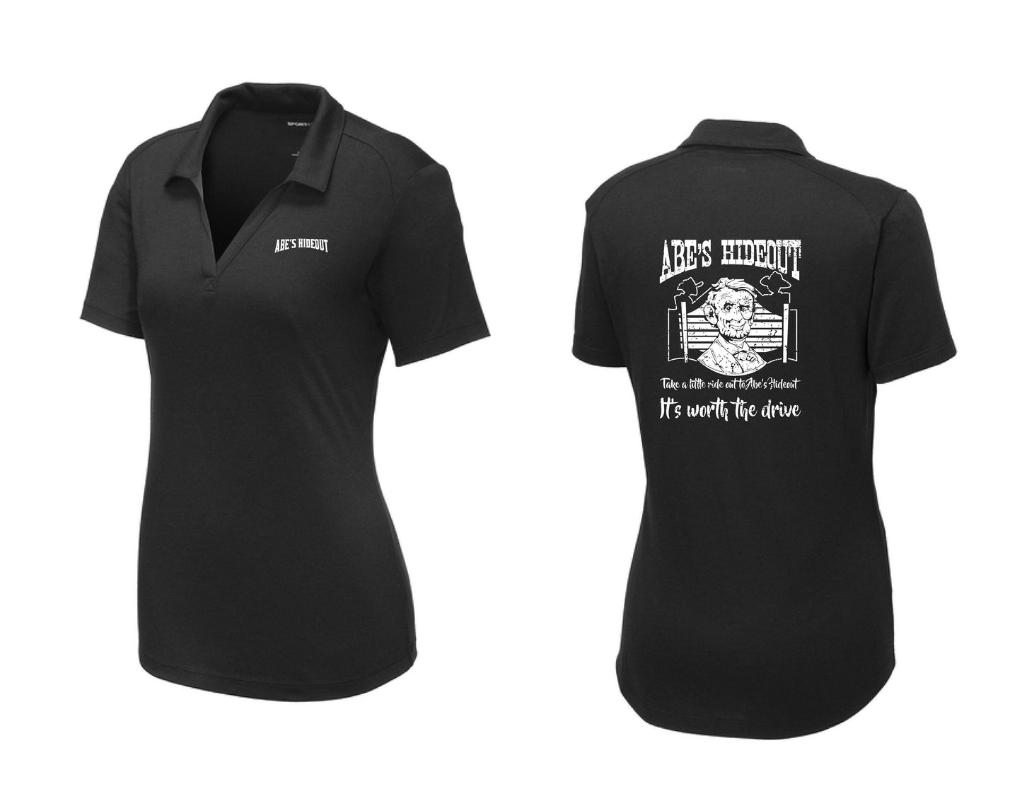Abe's Hideout Ladies PosiCharge ® Tri-Blend Wicking Polo (P.LST405)