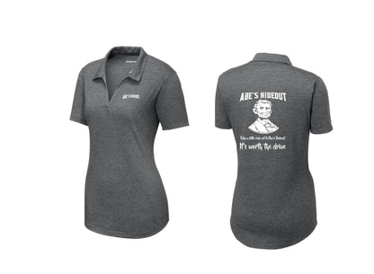 Abe's Hideout Ladies PosiCharge ® Tri-Blend Wicking Polo (P.LST405)