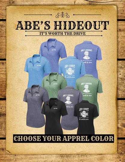 Abe's Hideout Ladies PosiCharge ® Tri-Blend Wicking Polo (P.LST405)