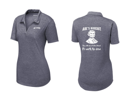 Abe's Hideout Ladies PosiCharge ® Tri-Blend Wicking Polo (P.LST405)