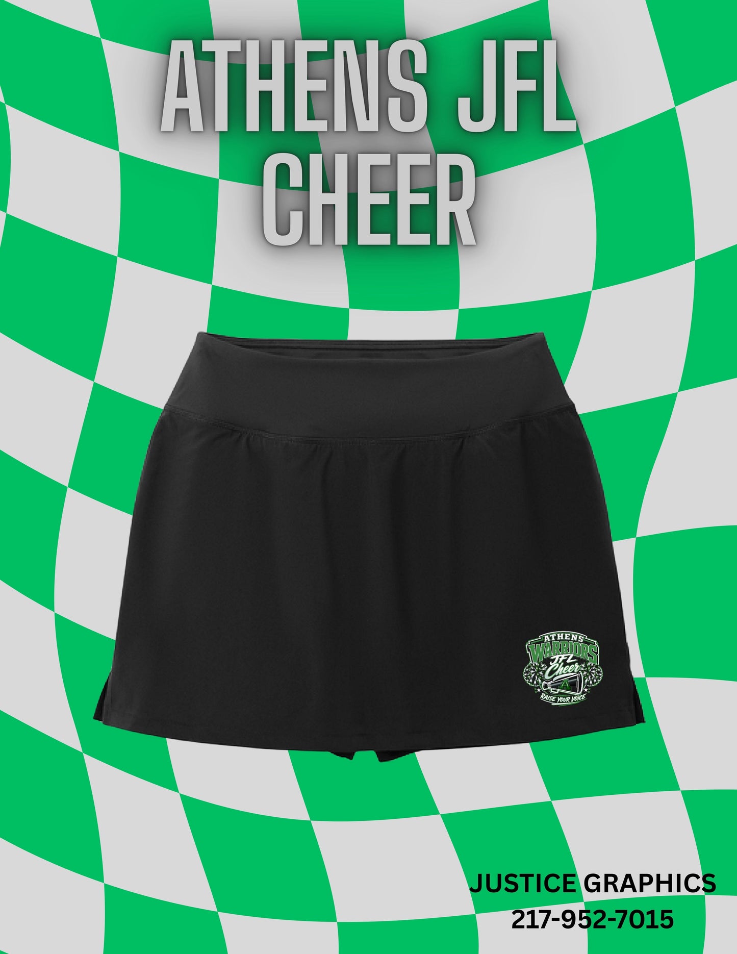 Athens JFL Cheer Sport-Tek® Women's Repeat Skort (P. LST486)