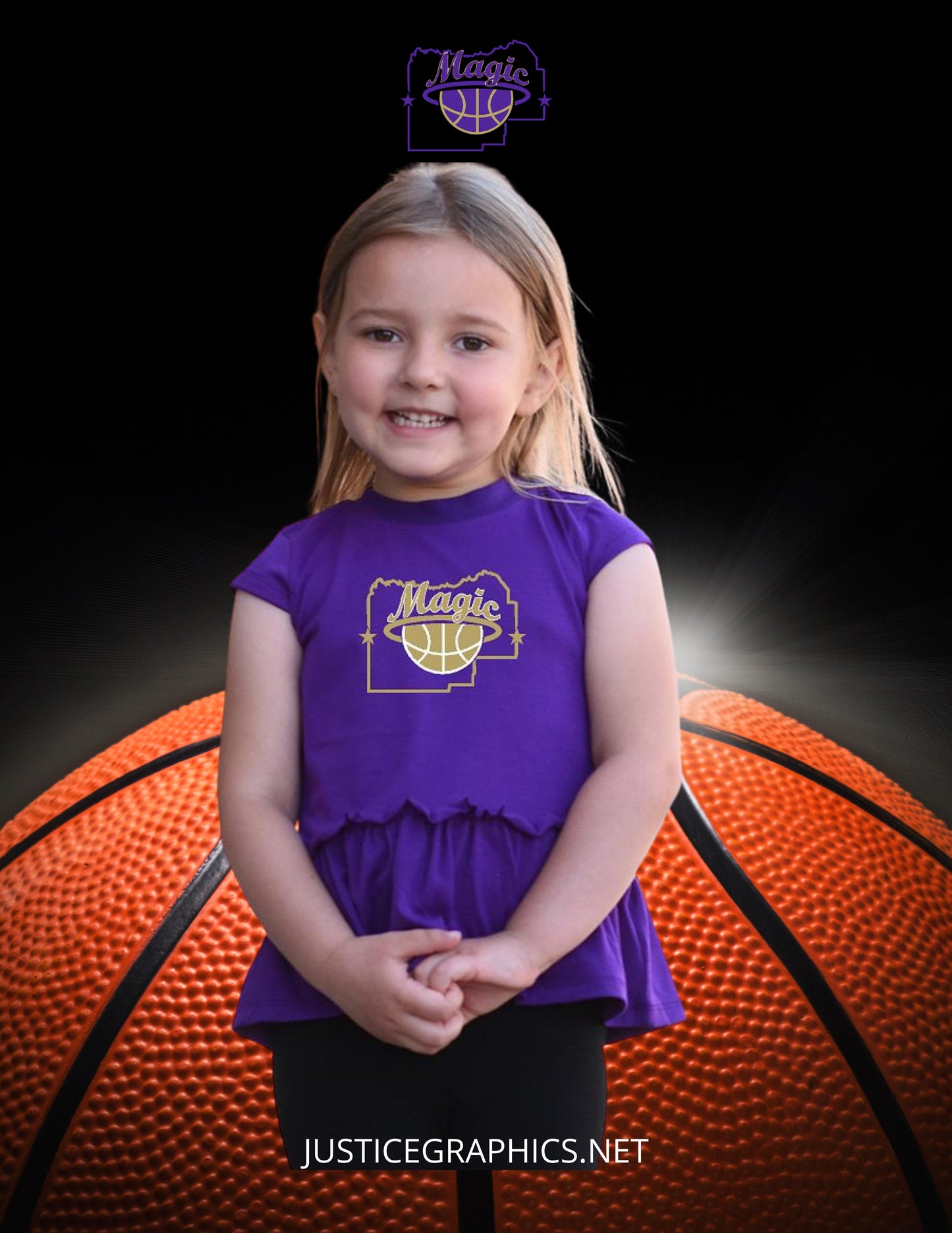 MENARD COUNTY MAGIC BASKETBALL TODDLER/YOUTH Matilda T-Shirt (P.MATILDA)