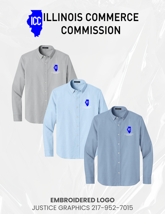 Illinois Commerce Commission Mercer+Mettle® Long Sleeve Modern Oxford Shirt (E.MM2002)
