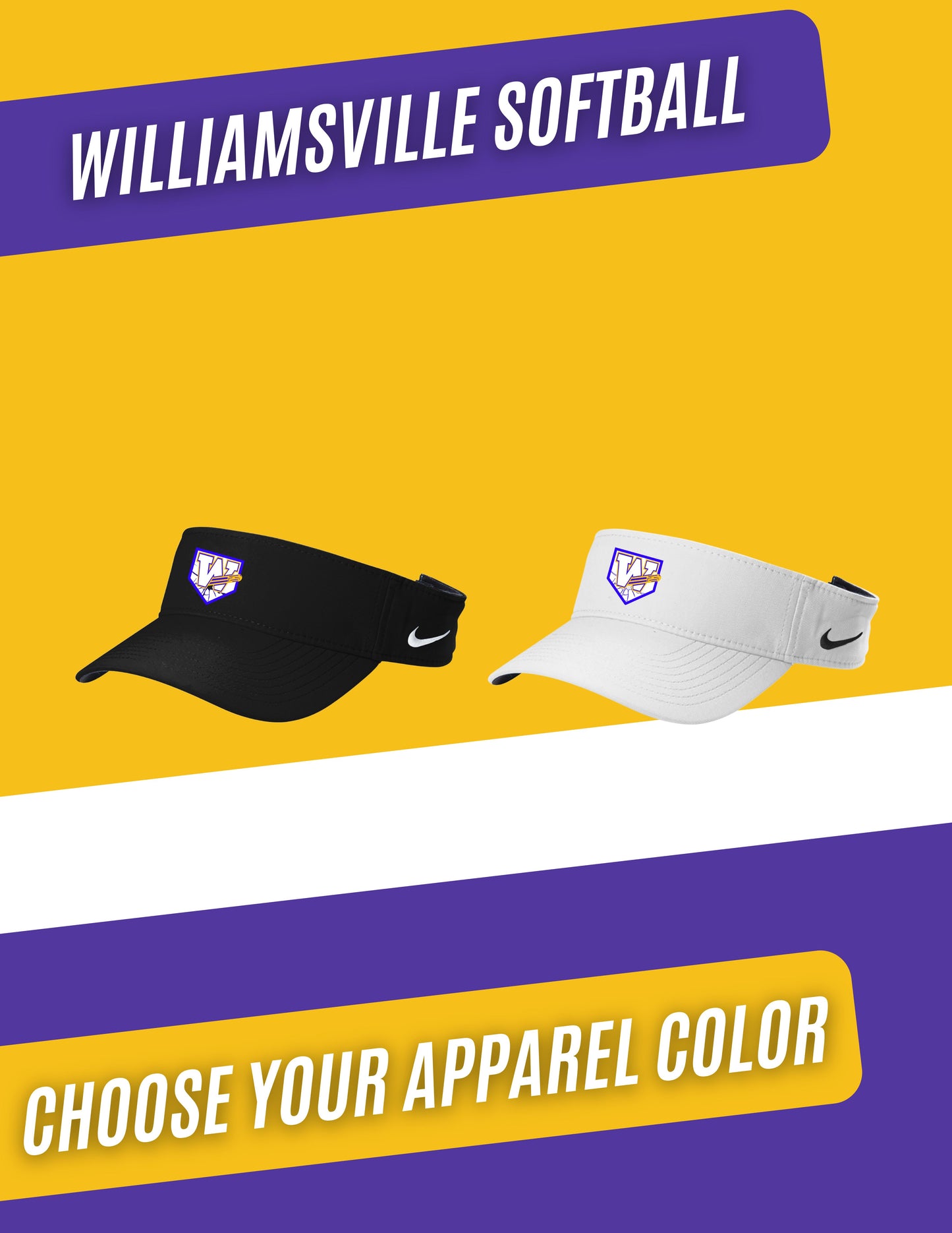 Williamsville Softball Nike Dri-FIT Team Performance Visor (P.NKFB5675)