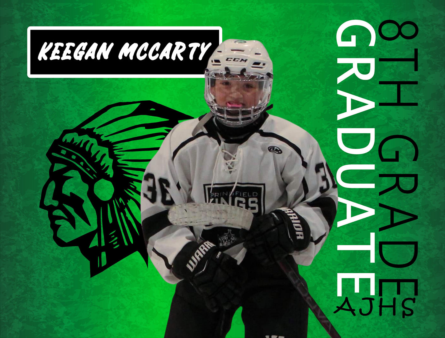 CUSTOM 8TH GRADE GRAD YARD SIGN