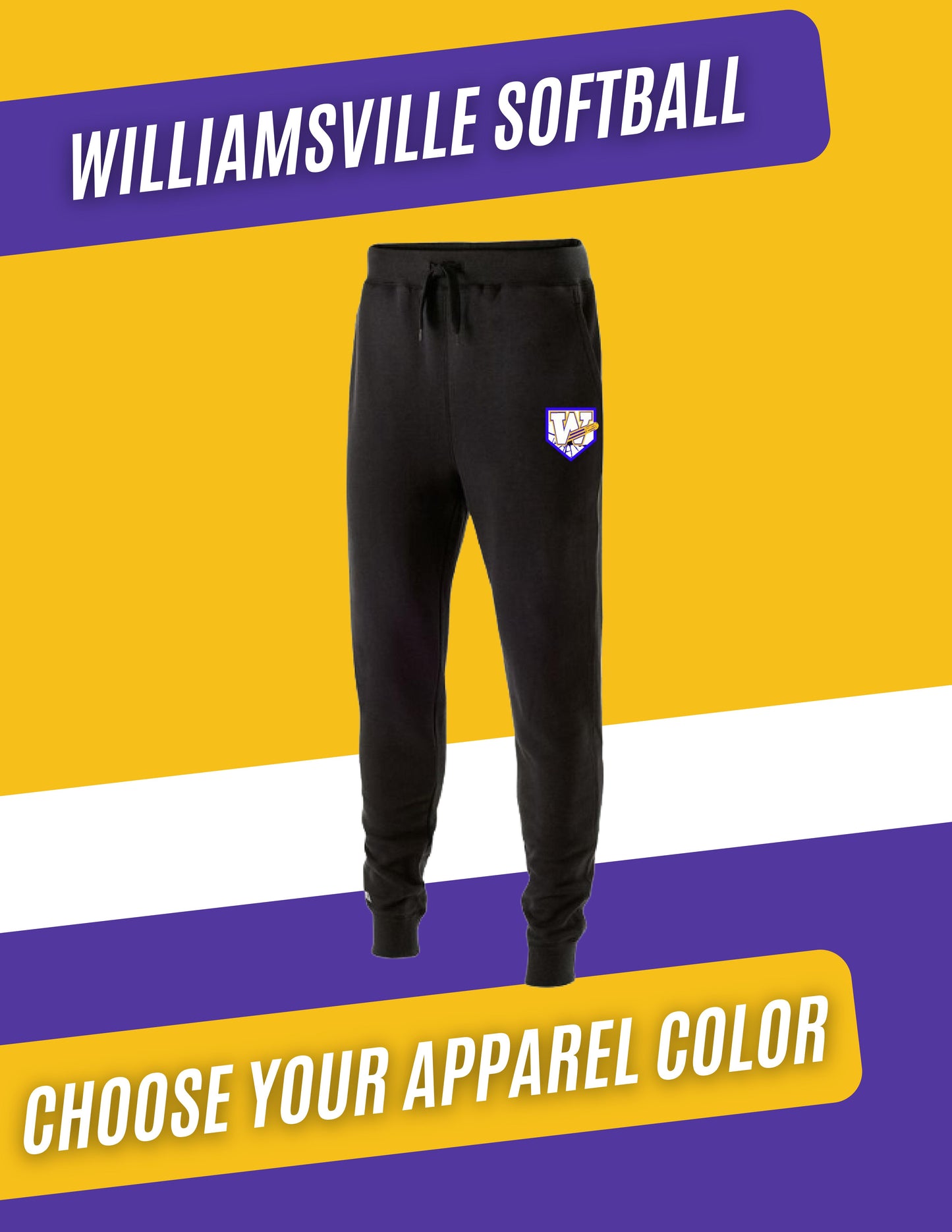 Williamsville Softball Fleece Jogger (P.229548/229748)