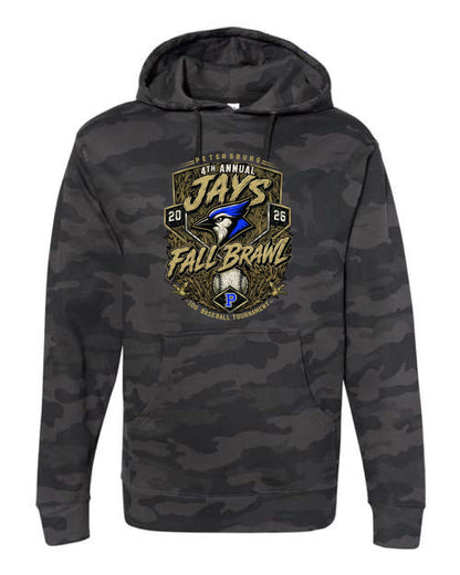 Petersburg Baseball Fall Brawl Independent Trading Co. Unisex Midweight Hooded Sweatshirt (P. SS4500)