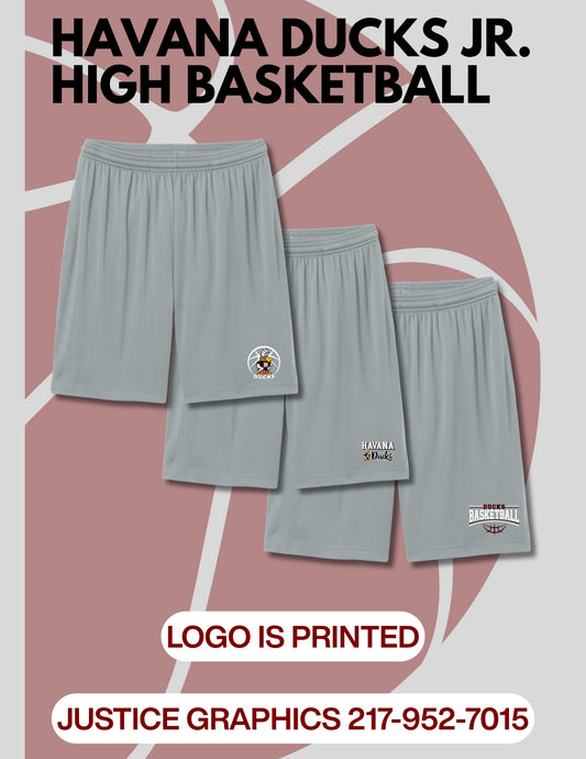 Havana Ducks Jr. High Baskball Sport-Tek® PosiCharge® Competitor™ 7” Pocketed Short (P.ST349P/YST349P)