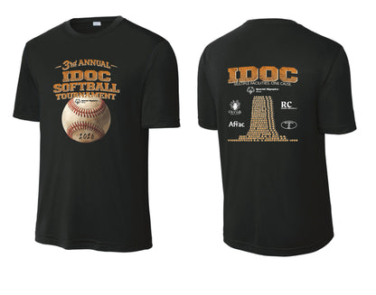 3rd Annual IDOC Softball Tournament Sport-Tek Unisex Dri-Fit T-Shirt (P.ST350/YST350)