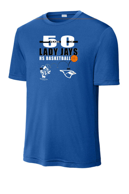 LADY JAYS HS BASKETBALL Unisex Dri-Fit T-Shirt (P.ST350/YST350)