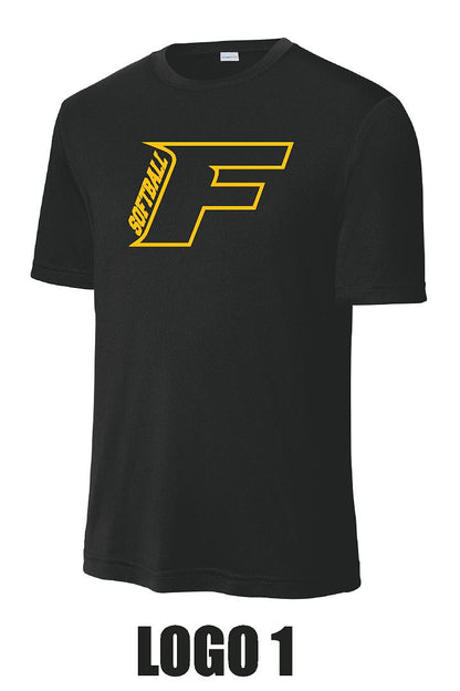 CENTRAL IL LADY FORCE SOFTBALL UNISEX PERFORMANCE SHORT SLEEVE TEE (P. ST350)