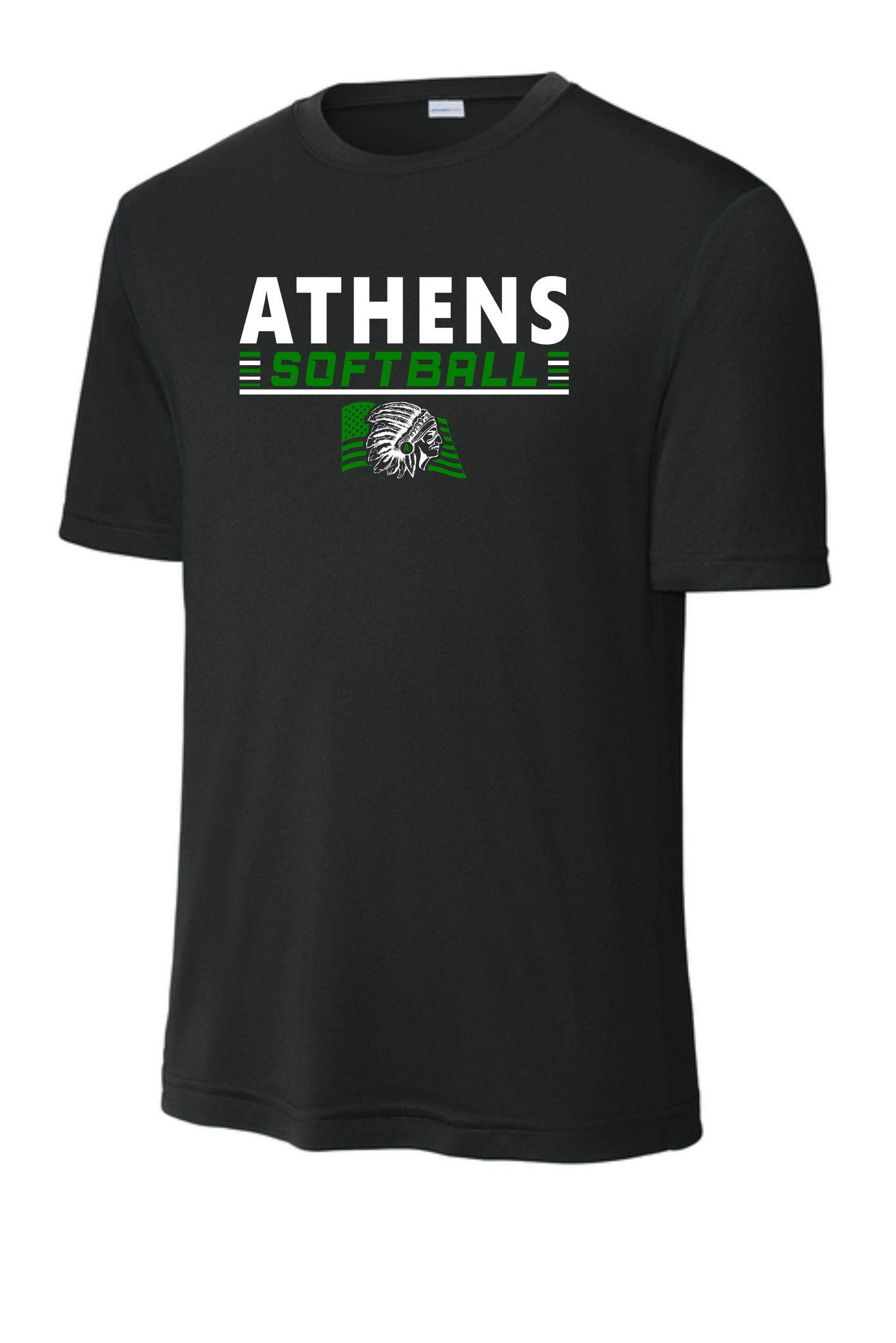 Athens High School Softball Unisex Dri-Fit T-Shirt (P.ST350)