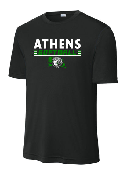 Athens High School Softball Unisex Dri-Fit T-Shirt (P.ST350)