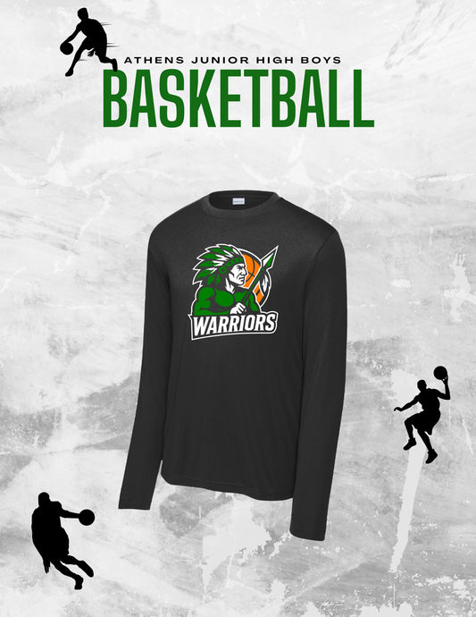 Athens Jr. High Boys Basketball UNISEX PERFORMANCE LONG SLEEVE (P. ST350LS/YST350LS)
