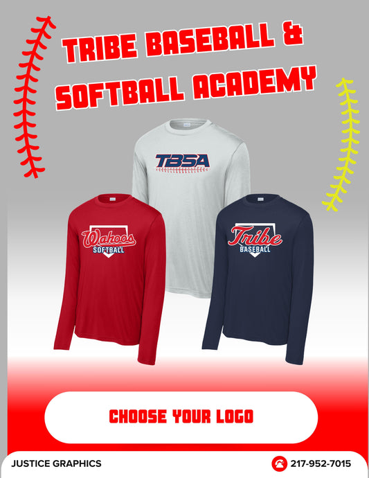 TBSA UNISEX PERFORMANCE LONG SLEEVE (P. ST350LS/YST350LS)