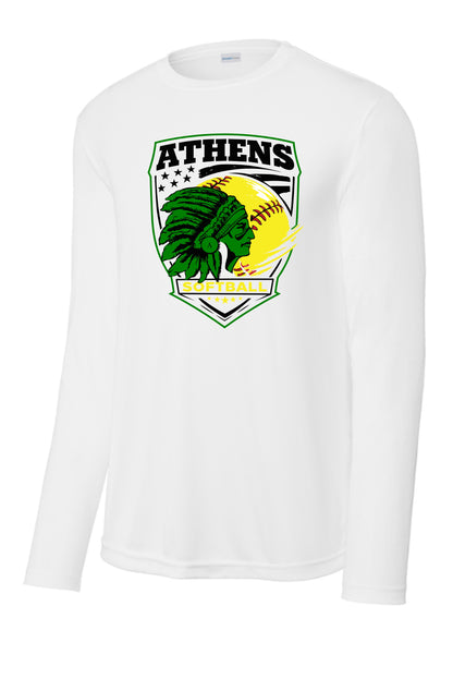 Athens High School Softball UNISEX SPORT-TEK® COMPETITOR LONGSLEEVE TSHIRT (P.ST350LS)