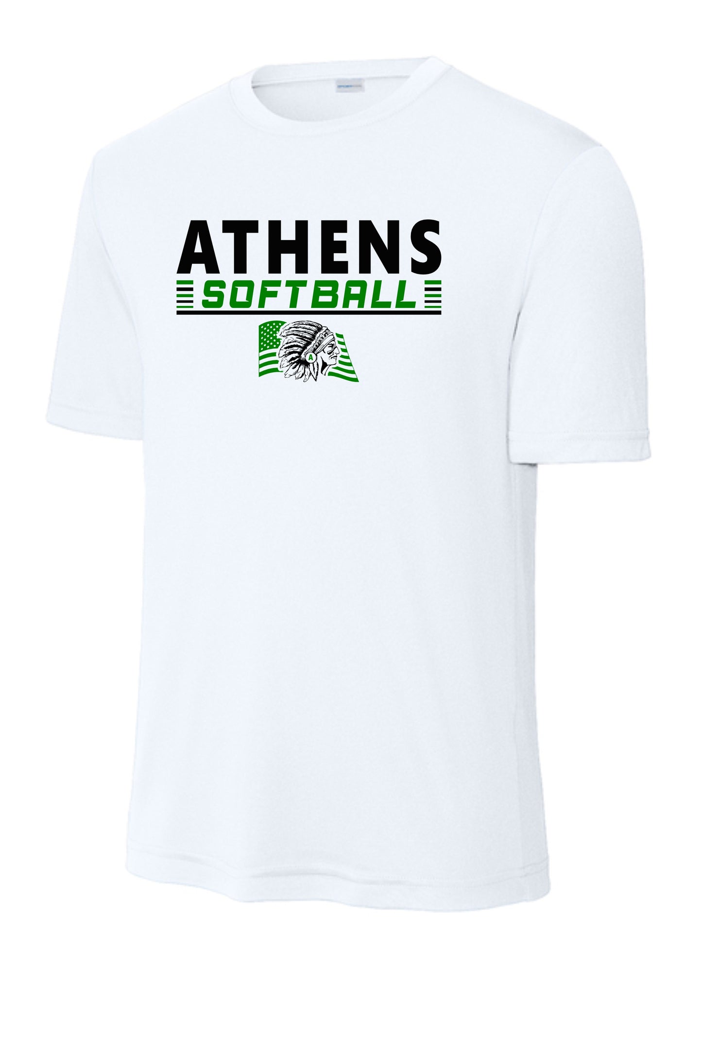 Athens High School Softball Unisex Dri-Fit T-Shirt (P.ST350)