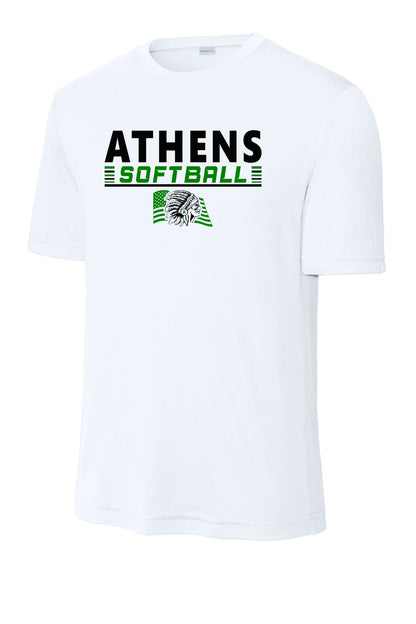 Athens High School Softball Unisex Dri-Fit T-Shirt (P.ST350)