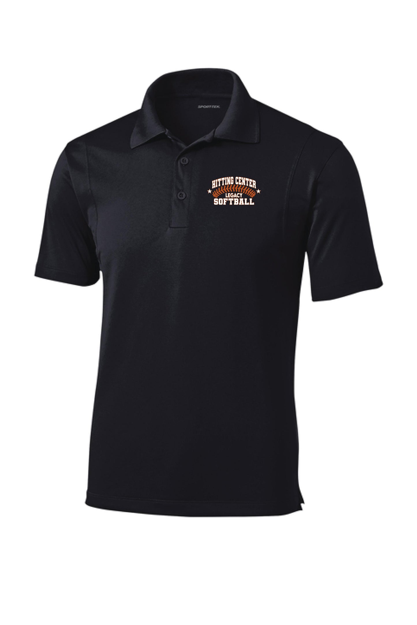 Hitting Center Legacy Softball Unisex/Ladies SPORT TEK Short Sleeve Polo (E.ST650/LST650)