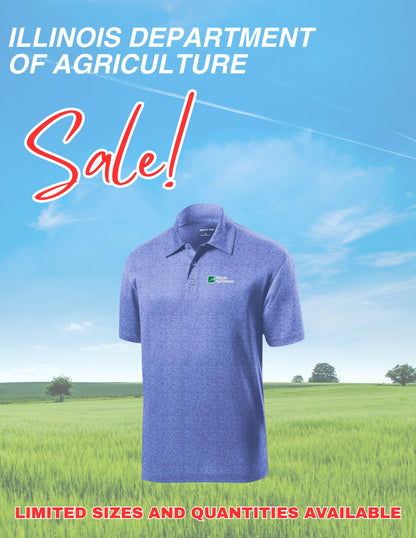Illinois Department of Agriculture Sport-Tek® Heather Contender™ Polo (E. ST660)
