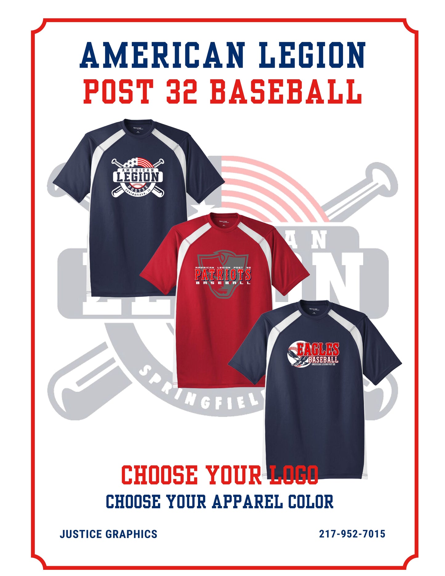 American Legion Post 32 Baseball Sport-Tek® Dry Zone® Colorblock Crew (P.T478)