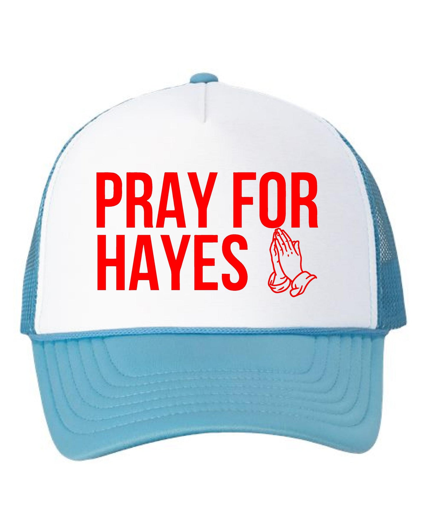 Pray For Hayes Foam Mesh-Back Trucker Cap (P. VC700)
