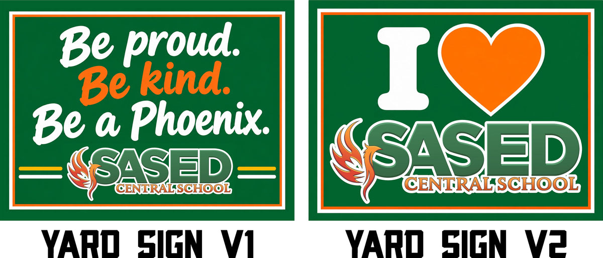 SASED Central School Yard Sign
