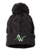 Athens Junior Football Chunk Twist Cuffed Beanie (E.141R)