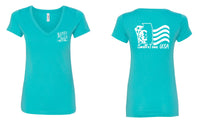 LUCKY'S ON THE SQUARE LADIES NEXT LEVEL VNECK (P. 1540)