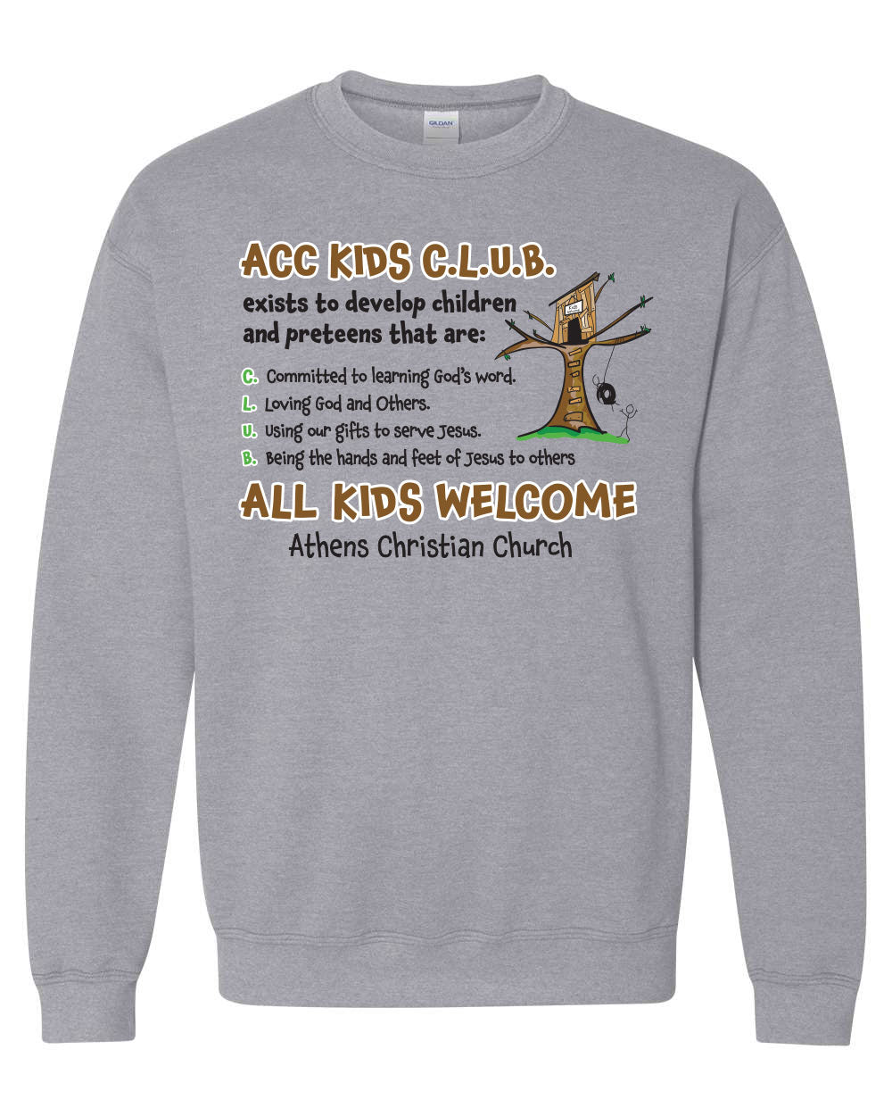 ACC KIDS CLUB CREW SWEATSHIRT (P.18000)