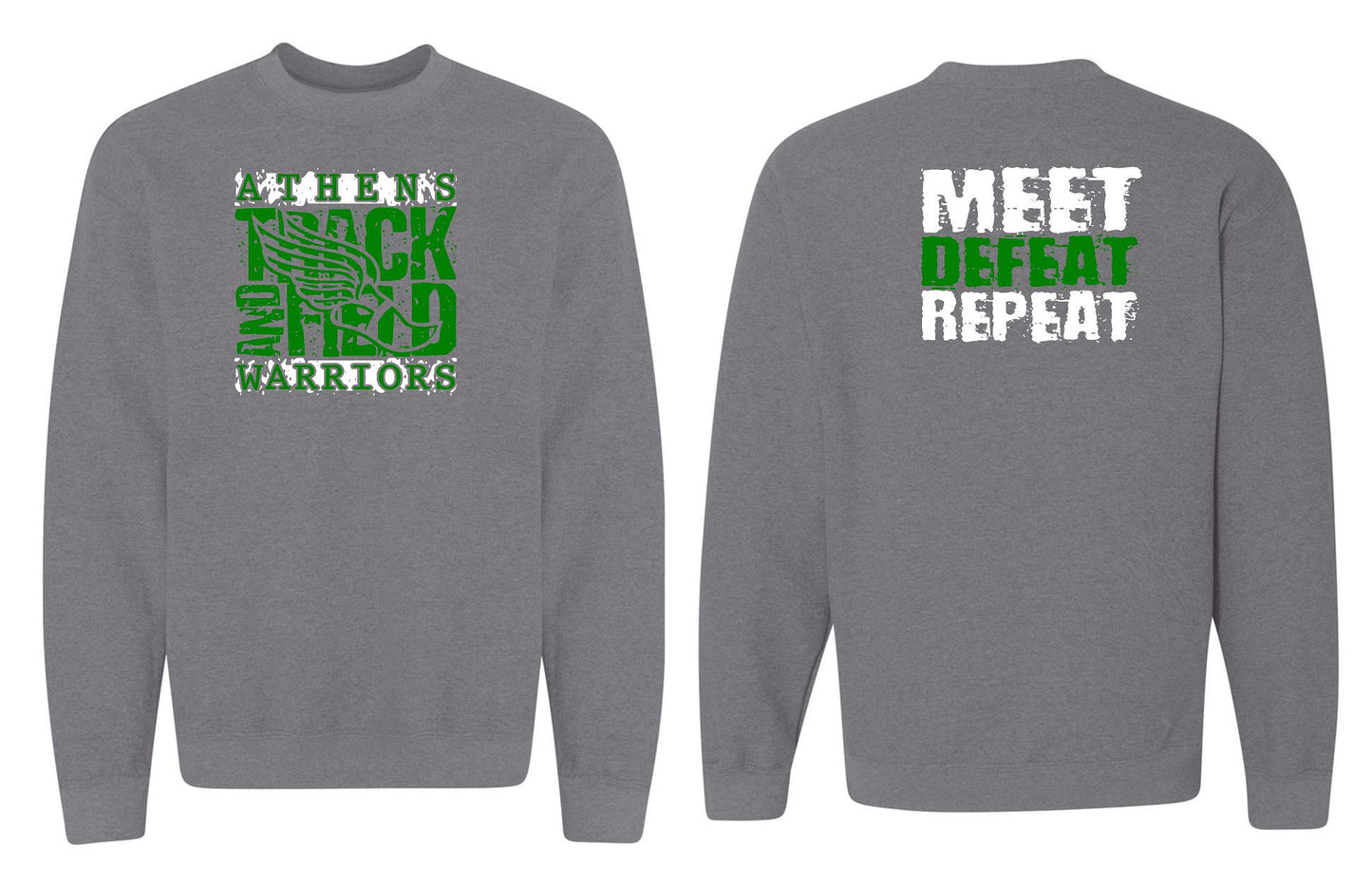 AJHS TRACK & FIELD CREWNECK SWEATSHIRT (P.18000)