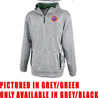 MASCOT SALE BADGER 1/4 ZIP HOODED SWEATSHIRT  (EMB.181)