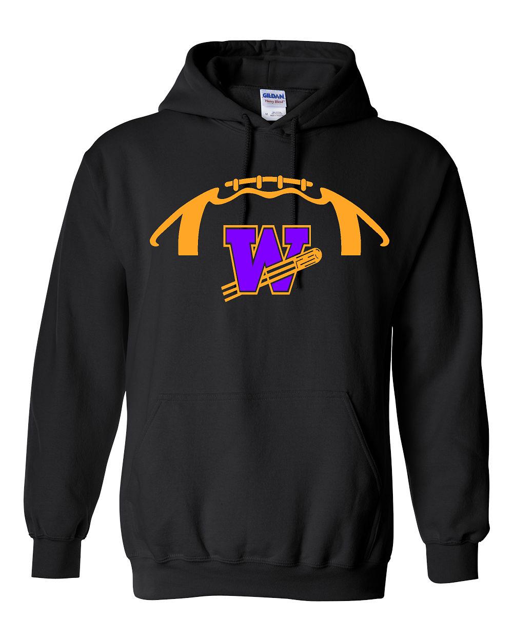 WILLIAMSVILLE BULLETS FOOTBALL UNISEX HOODIE (P.18500)