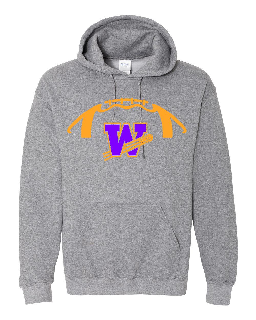 WILLIAMSVILLE BULLETS FOOTBALL UNISEX HOODIE (P.18500)