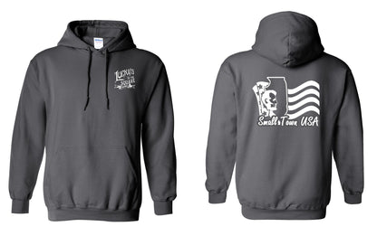 LUCKY'S ON THE SQUARE UNISEX HOODIE (P.18500)