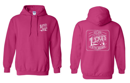 LUCKY'S ON THE SQUARE UNISEX HOODIE (P.18500)