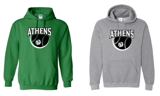 ATHENS JR. HIGH BASEBALL UNISEX HOODIE (P.18500)