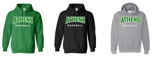 ATHENS JR. HIGH BASEBALL UNISEX HOODIE (P.18500)