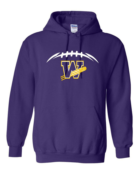 WILLIAMSVILLE BULLETS FOOTBALL UNISEX HOODIE (P.18500)