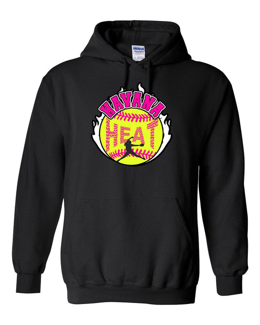 HAVANA HEAT SOFTBALL UNISEX HOODIE (P.18500)