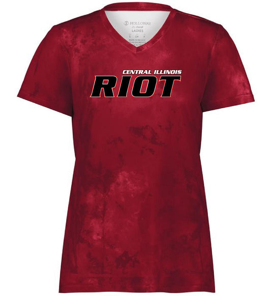 RIOT SOFTBALL LADIES STOCK COTTON-TOUCH POLY TEE (P.222796)