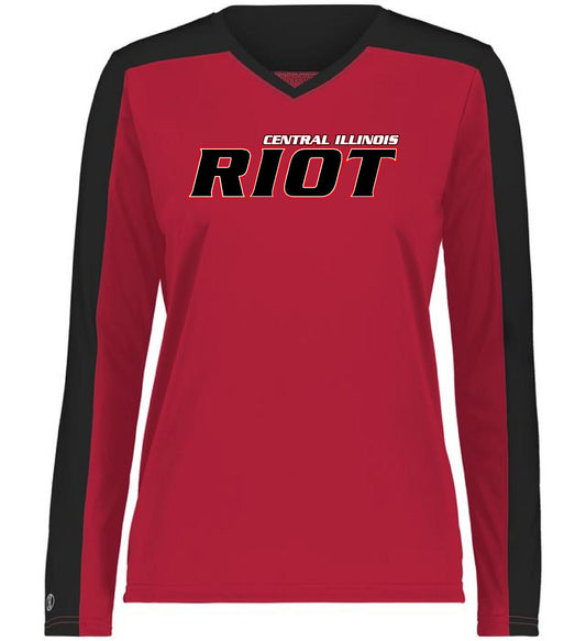 RIOT SOFTBALL LADIES MOMENTUM TEAM LONG SLEEVE TEE (P.223702)