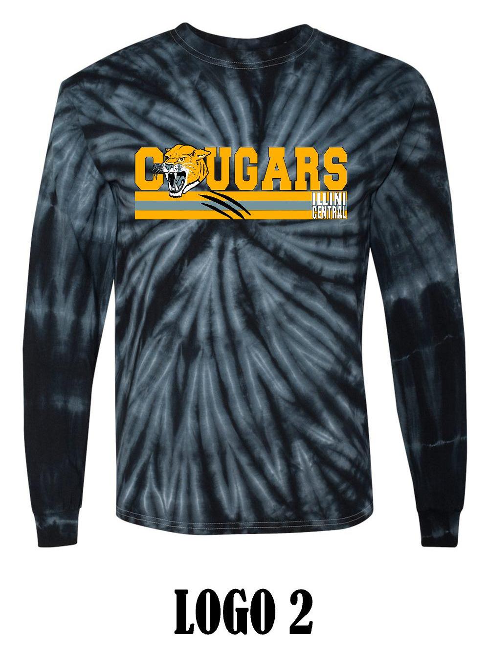 ILLINI CENTRAL Dyenomite - Cyclone Pinwheel Long Sleeve T-Shirt - (P.240CY)