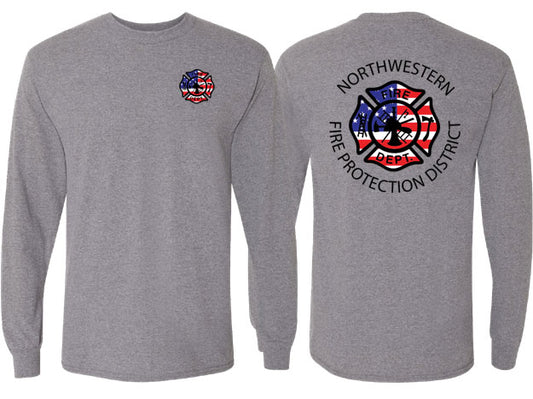 Northwestern Fire Department UNISEX LONG SLEEVE
