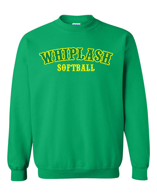 WHIPLASH SOFTBALL UNISEX CREW SWEATSHIRT (P.18000)