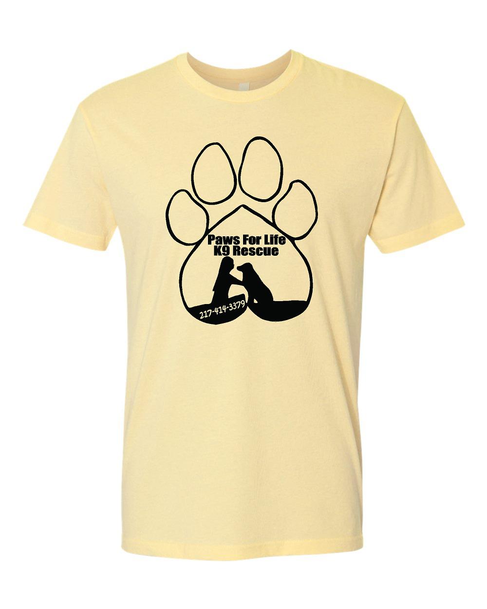 Paws for Life K9 Rescue Next Level - Cotton Short Sleeve Crew - (P.3600)